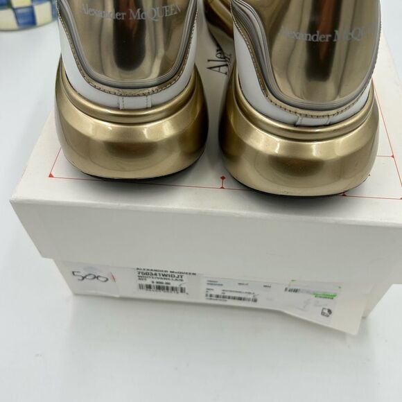 Men’s Alexander, McQueen chunky clear sole , leather sneaker size 42 made Italy - Picture 5 of 7